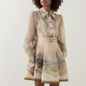 ZIMMERMANN Rebellion Marine Mini Dress